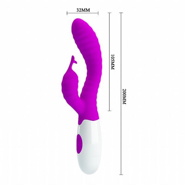 Vibrador duplo Massageador Pete - Pretty Love - Sexshop