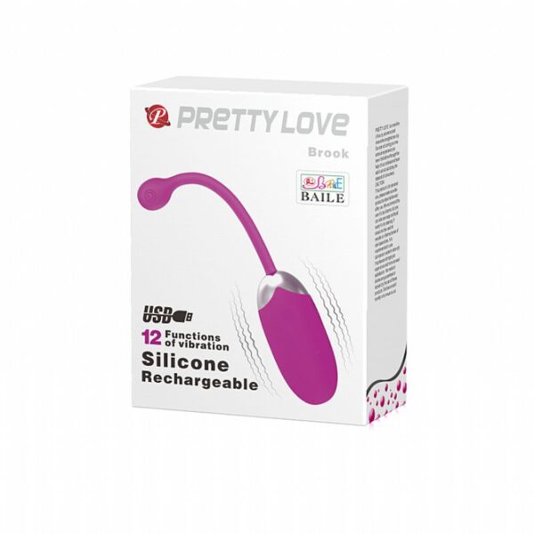 Vibrador Vaginal e Anal Bullet Brook - Pretty Love - Sexshop