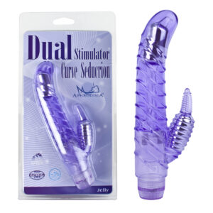 Vibrador duplo Ponto G com estimulador clitoriano - Sex shop