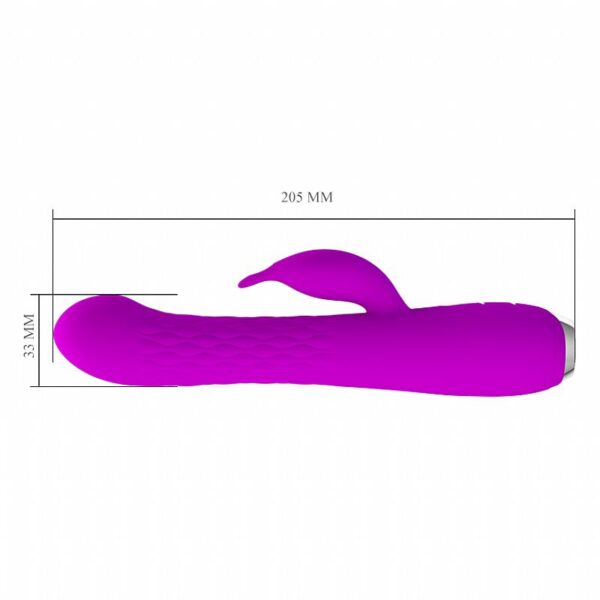 Vibrador Rotativo com dupla estimulação Molly - Pretty Love