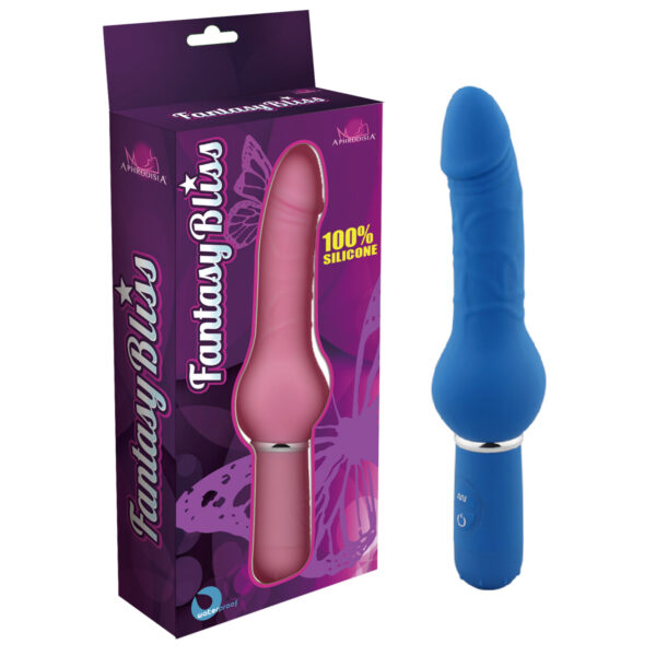 Pênis silicone com 10 velocidades - Sex shop