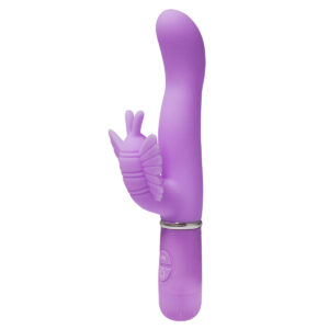 Vibrador Puro Silicone macio Borboleta 30 Velocidades - Sexshop