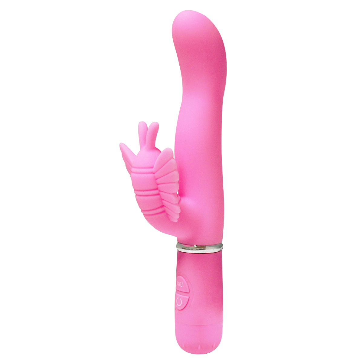 Vibrador Puro Silicone macio Borboleta 30 Velocidades - Sexshop