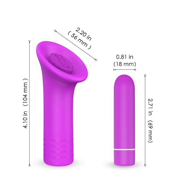 Vibrador e Estimulador de Clitóris - Glory - S-Hande