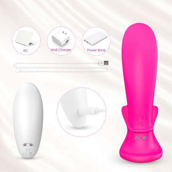 Vibrador Ponto G para Calcinha Controle Remoto Butterfly - S-hande