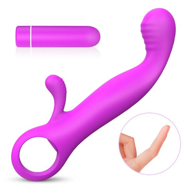 Vibrador Ponto G Feminino e Vibrador de Clitóris Orifinger - S-Hande