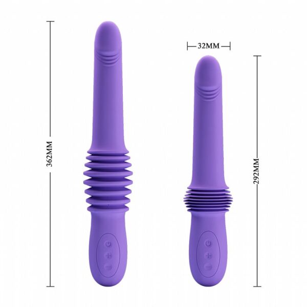 Vibrador Vai e Vem Massageador Pazuzu - Pretty love - Sexshop