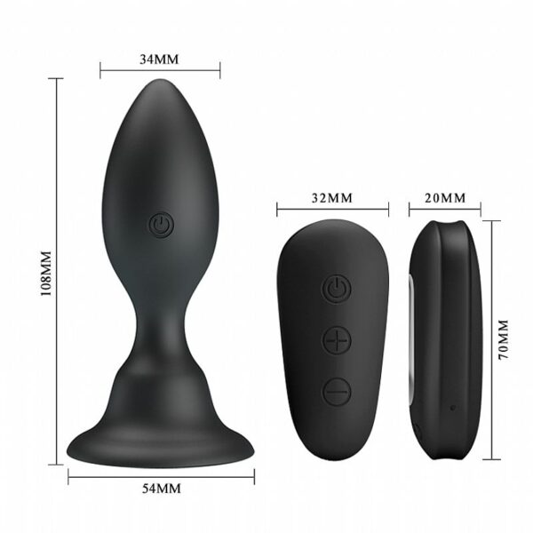 Plug Anal Vibrador - MR PLAY - Pretty Love - Sexshop