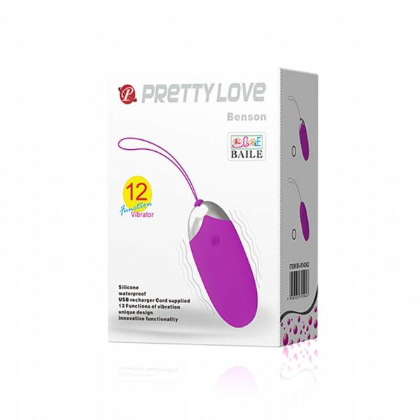 Vibrador Feminino Recarregável - Benson - Pretty Love - Sexshop