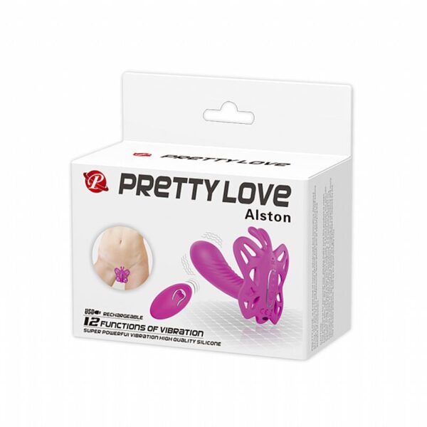 Vibrador para Calcinha em Formato de Borboleta - Alston - Pretty Love - Sex shop