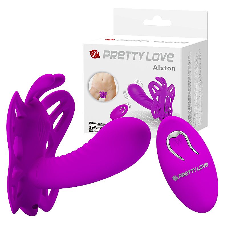 Vibrador para Calcinha em Formato de Borboleta - Alston - Pretty Love - Sex shop