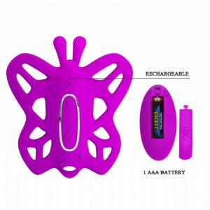 Vibrador para Calcinha em Formato de Borboleta - Alston - Pretty Love - Sex shop