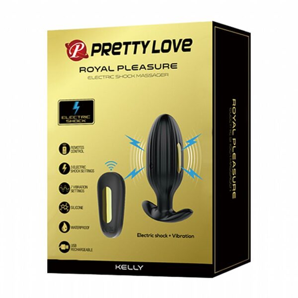 Plug Anal com Choque - Royal Pleasure - Pretty Love - Sexshop