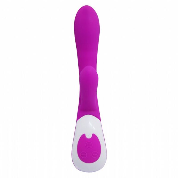 Vibrador Ponto G com Estimulador de Clitóris - Colby Pretty Love - Sexshop