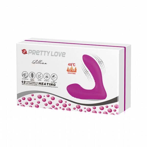 Vibrador Feminino com Auto-aquecimento - Lillian Pretty Love - Sexshop