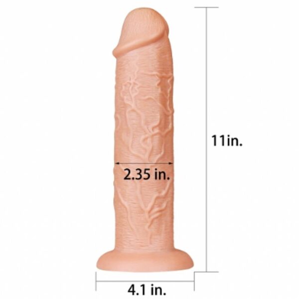 Pênis Grosso e Grande Realístico - Long Dildo - Lovetoy - Sexshop