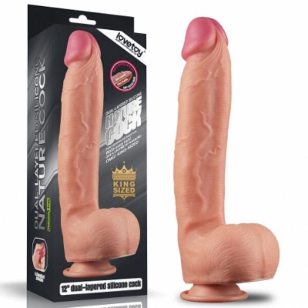 Pênis Grande Realístico - Nature Cock III - Lovetoy - Sex shop