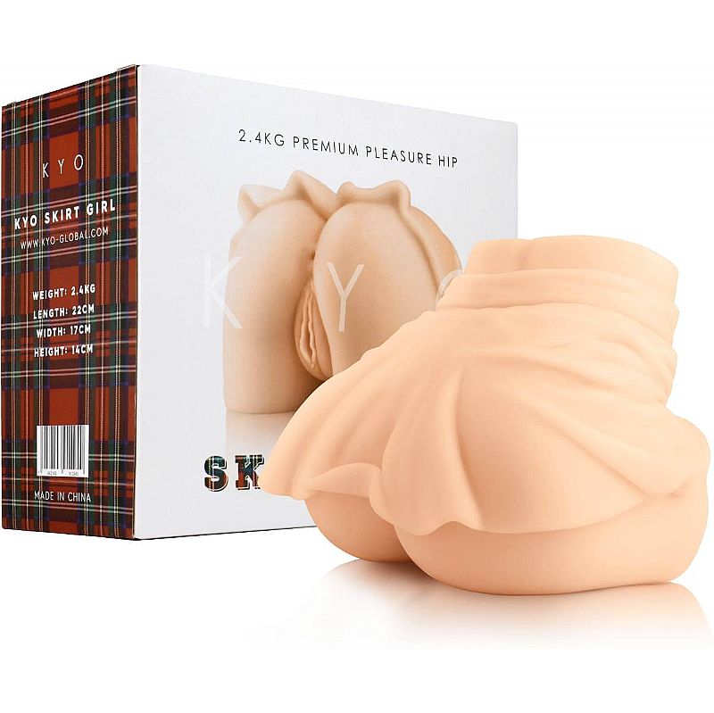 Masturbador Masculino Detalhe de Sainha - Kyo - Skirt Girl Vagina e Ânus - Sexshop