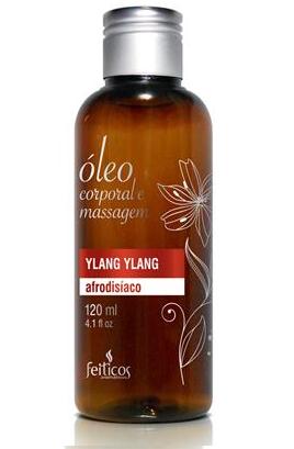 Óleo Aromático de Massagem Ylang Ylang 120ml - Sex shop