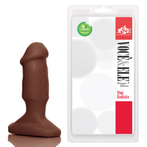 Mini Plug 11x3 cm na cor Marrom - Sex shop