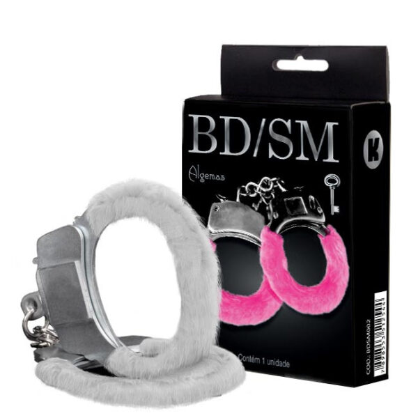 Algema com Pelúcia Branca - BDSM - Sex shop