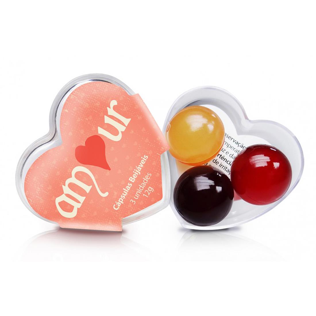 Amour Kit 3 Bolinhas Beijável SexyFantasy - Sexshop