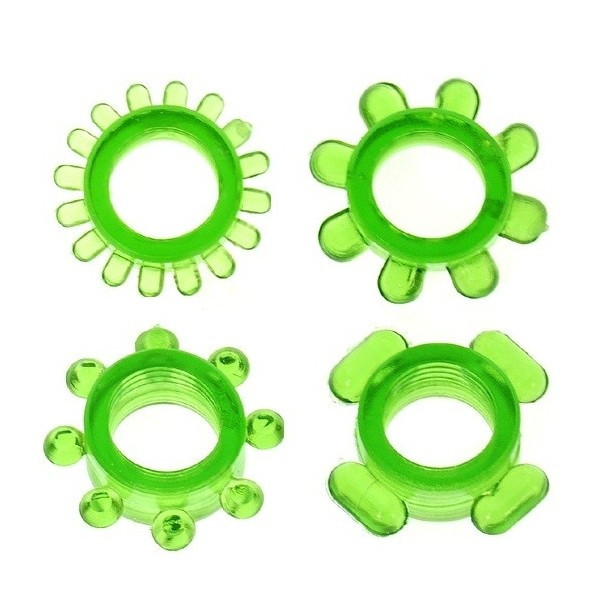 Anel Peniano Mega Strech Verde - Sexyshop