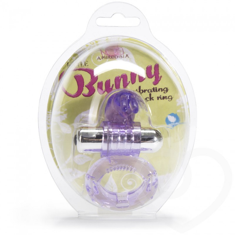Anel peniano com 7 vibrações com estimulador formato coelho - Sexshop