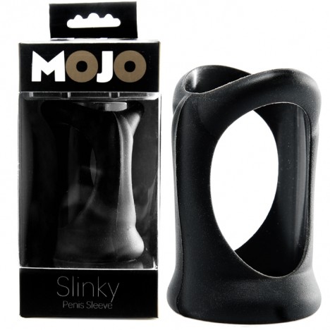 Anel peniano em silicone - SLINKY PENIS SLEEVE - MOJO - Sexshop