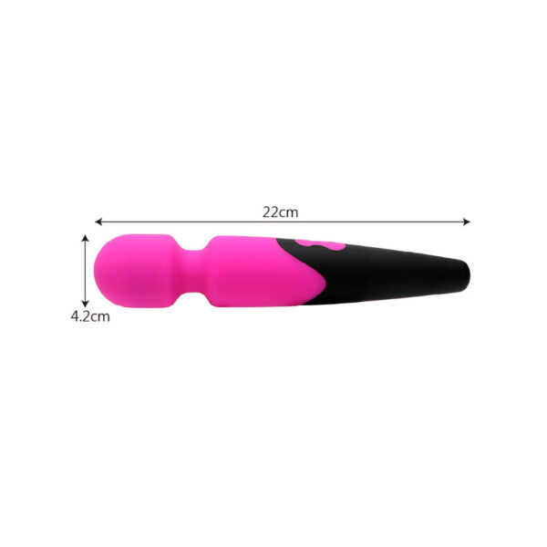 Vibrador Massageador Recarregável com 7 Modos de Pulsação e 4 Intensidades de Vibração - MAGIC WAND - Sexshop