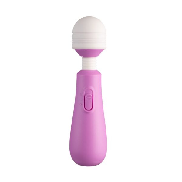 Vibrador Massageador corporal com 2 vibrações diferentes, com cabeça flexível - Sexshop