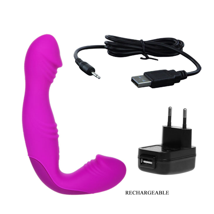 Vibrador E Estimulador Silicone Duplo Recarregável PRETTY LOVE ANGELO - Sexshop