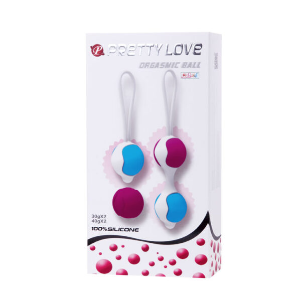 Bola orgásmica Pretty Love orgasmic ball com Pesos de 30 e 40g - Sexshop