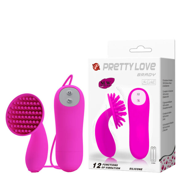 Vibrador bullet Silicone 12 modelos de vibrações BRADY - Sexshop