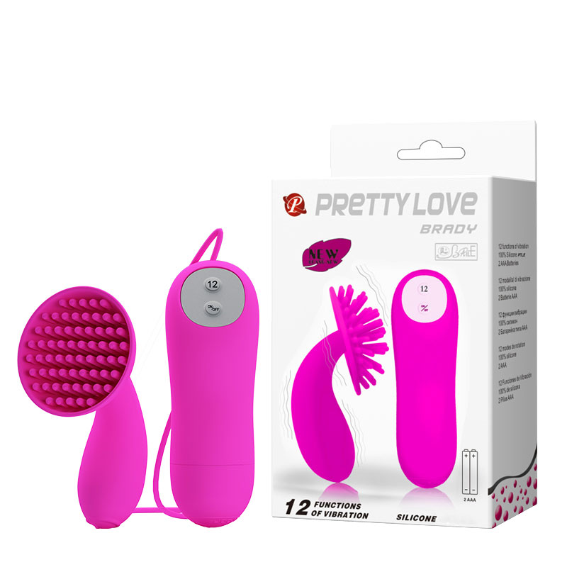 Vibrador bullet Silicone 12 modelos de vibrações BRADY - Sexshop