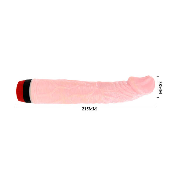 Pênis com Vibrador Dildo Realístico 21cm - Sexshop