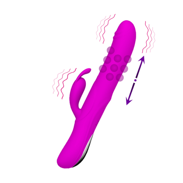 Vibrador Silicone Recarregável - Metralhadora - Byron - Sex shop