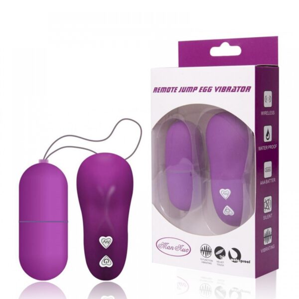 Vibrador Bullet com Controle Wireless e Indicador em LED 10 Modos de Vibração - Sex shop