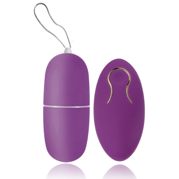 Vibrador Bullet luxo com controle Wireless, detalhes em dourado - Sexshop