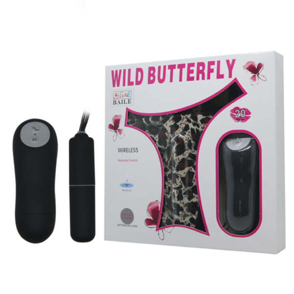 Calcinha Vibratória com Controle Wireless e 10 Modos de Vibração - WILD BUTTERPLY - Sex shop