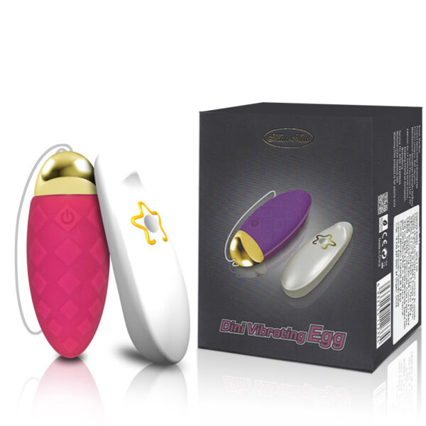 Cápsula Vibratória Texturizada Wireless com 10 Modos de Vibração - MAN NUO DINI VIBRATING EGG - Sex shop