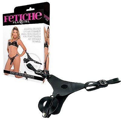 Sex shop, Strap On Dual Penetrix - suporte para dois pênis realísticos