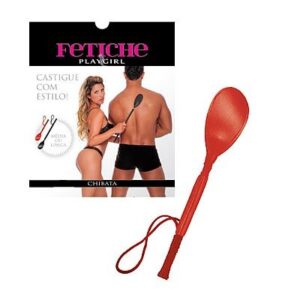 Chibata Média 30cm vermelho - Sexshop