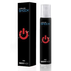 Liquid Shock - 15 ml spray - Gel eletrizante - Sexshop