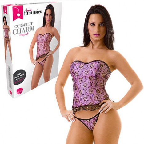 Corselet Charm + Tanga - Love Fantasies - Sexshop