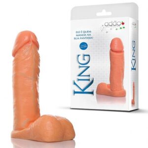 Pênis Realistico King 6" - Pênis com Escroto - Sexshop