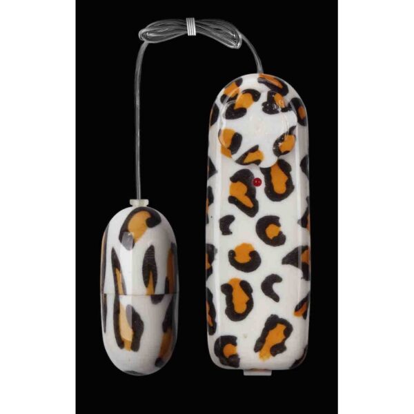 Cápsula vibratória estampada animal print multivelocidade - Sexshop