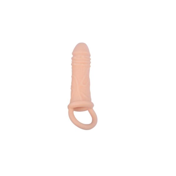 Capa Peniana Extensora com Anel para Escroto - Sexshop