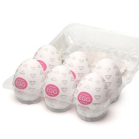 Caixa com 6 Masturbadores Tenga Egg - Stepper ORIGINAL - Sexshop-0