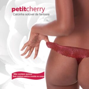 Calcinha Comestível Solúvel Maça Flow Pak PetitCherry - Sexshop